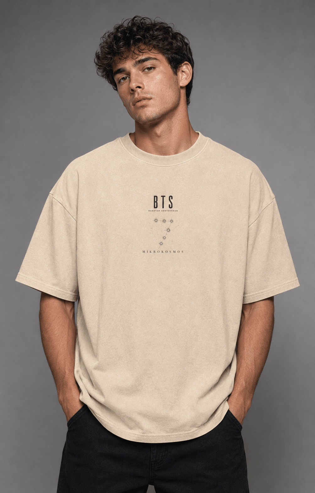 BTS — white shirt mockup