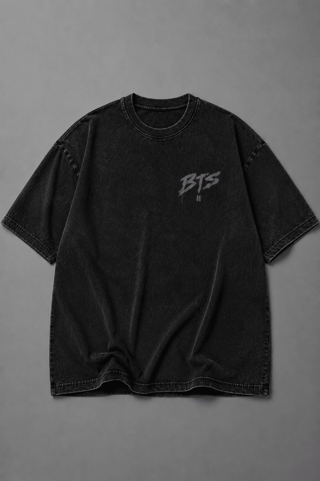 BTS — black shirt mockup