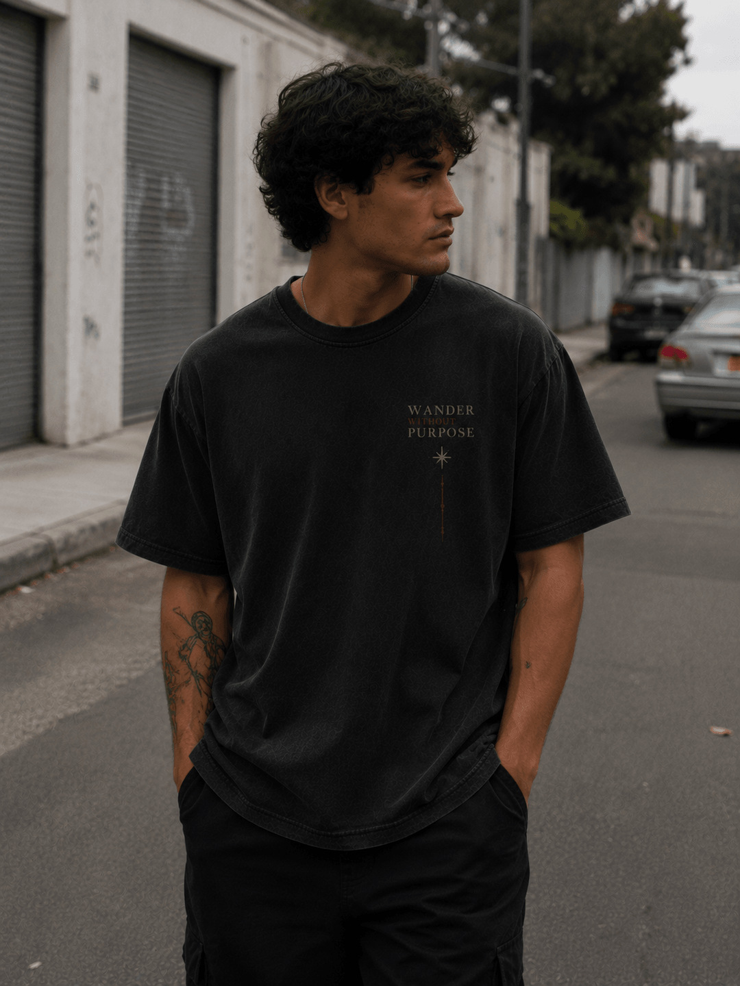 THE ODYSSEY — black shirt mockup