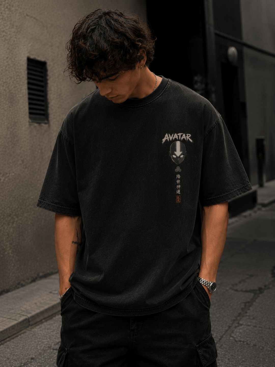 AVATAR AANG: THE LAST AIRBENDER — black shirt mockup