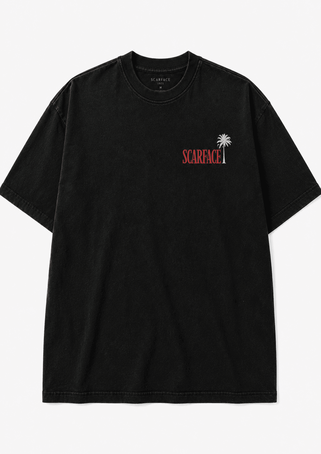 SCARFACE — black shirt mockup