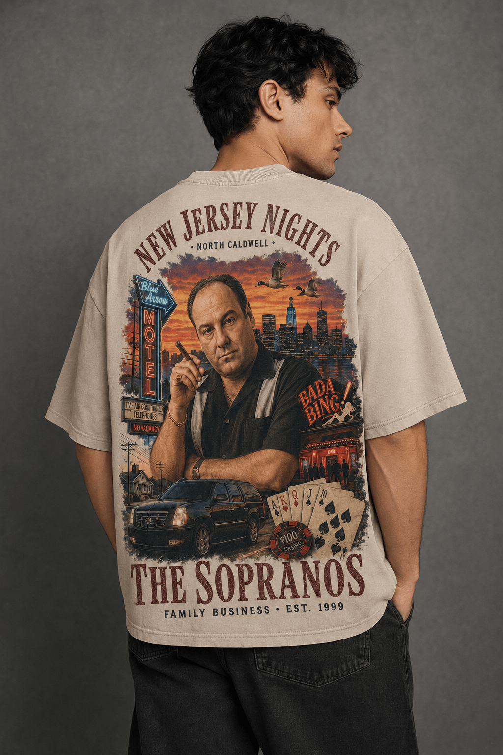THE SOPRANOS — white shirt mockup
