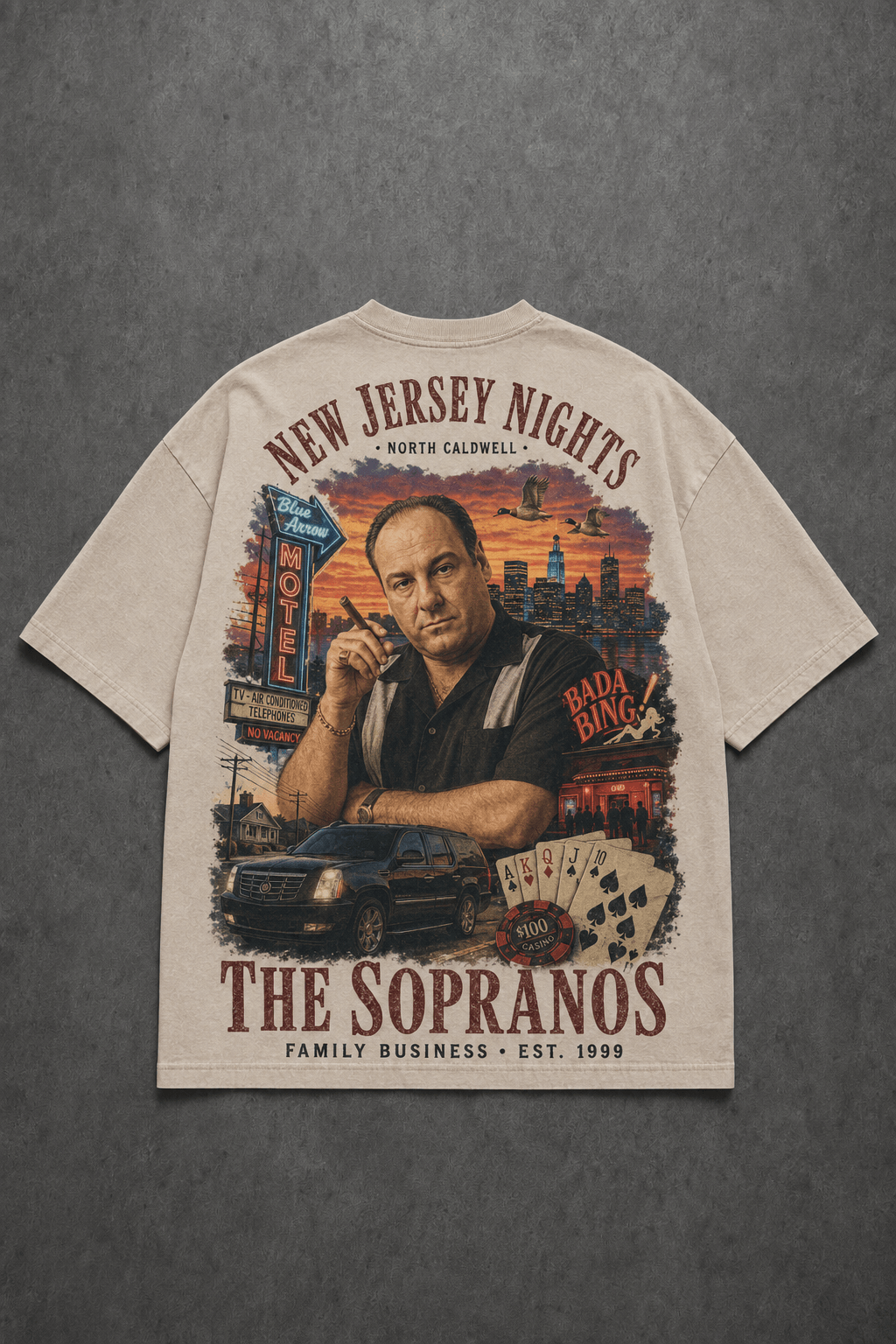 THE SOPRANOS — white shirt mockup