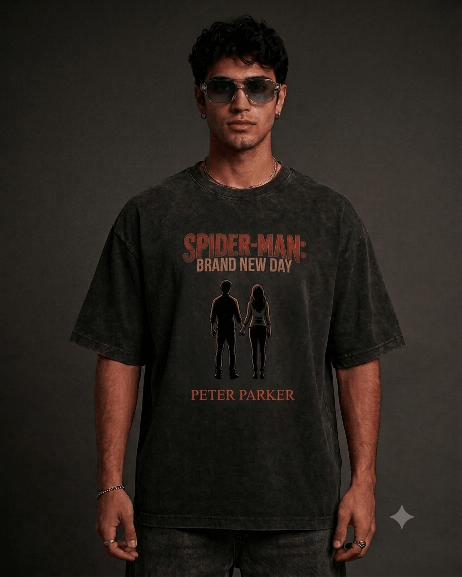 SPIDERMAN — black shirt mockup