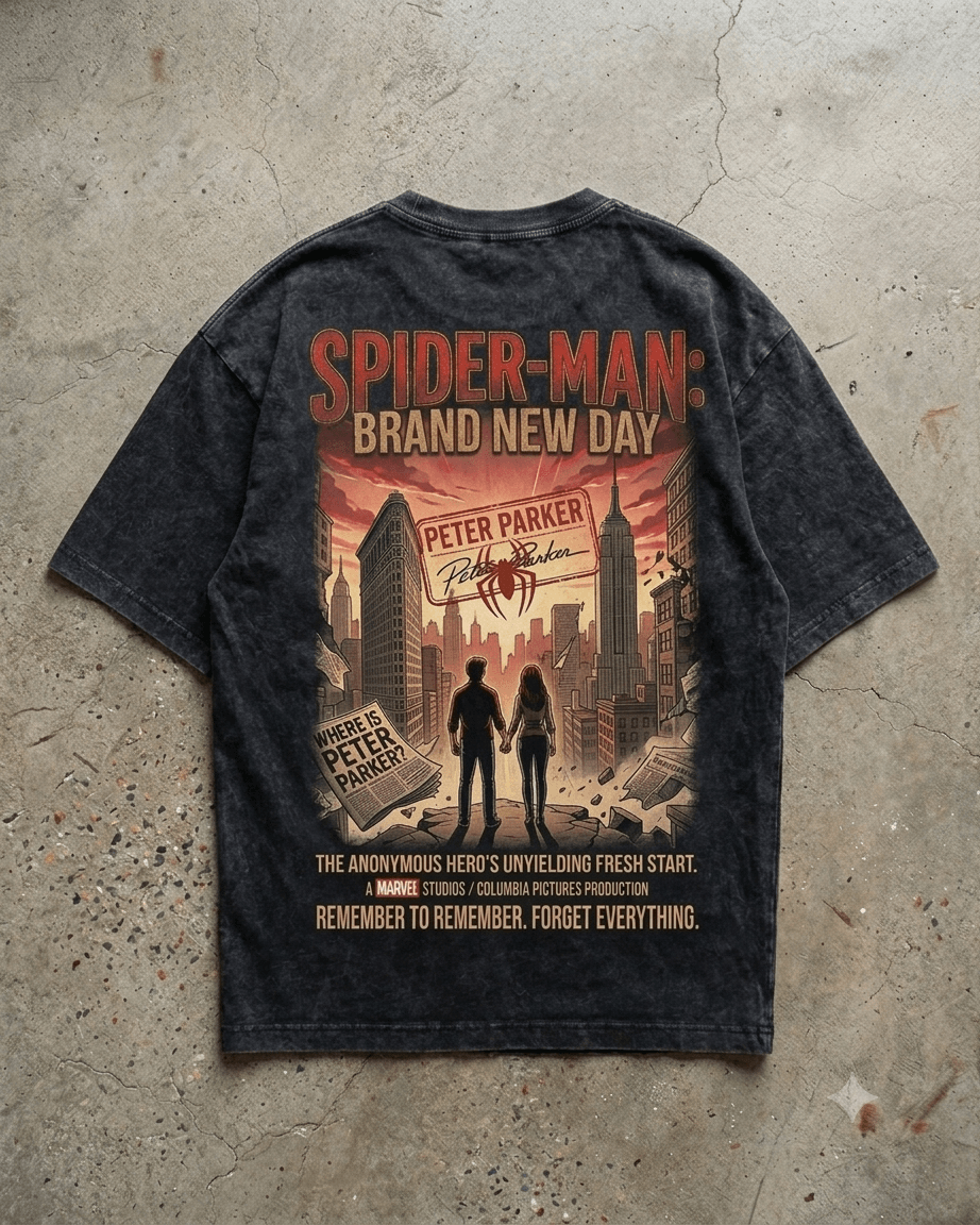 SPIDERMAN — black shirt mockup