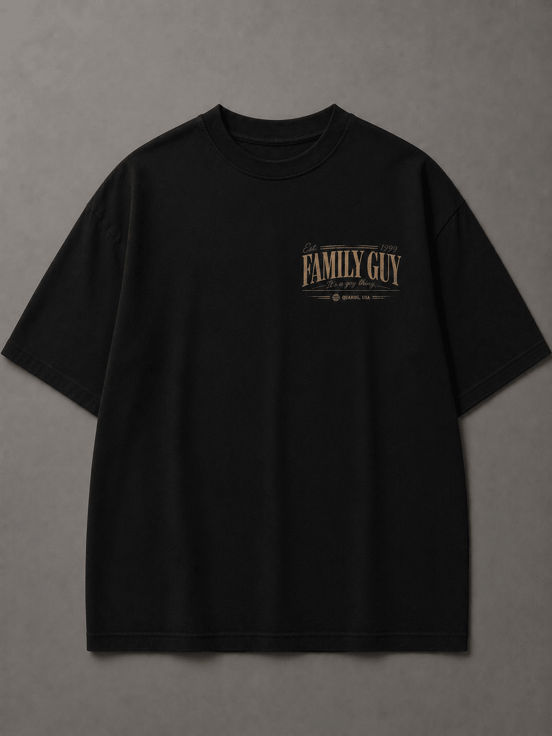 FAMILY GUY — black shirt mockup