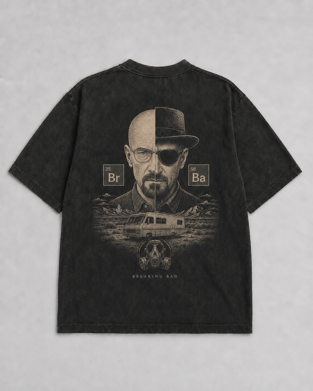BREAKING BAD — black shirt mockup