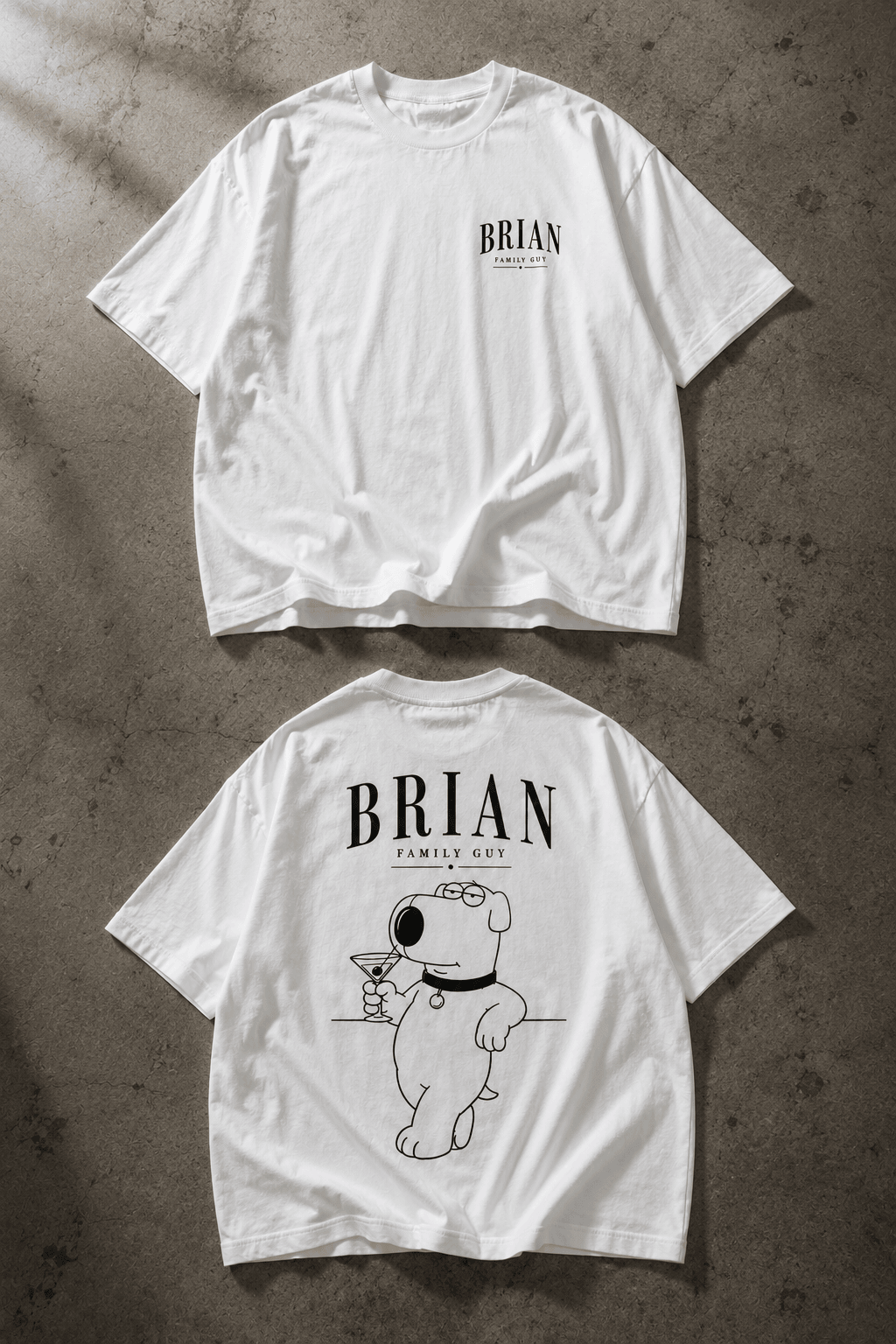 FAMILY GUY — white shirt mockup