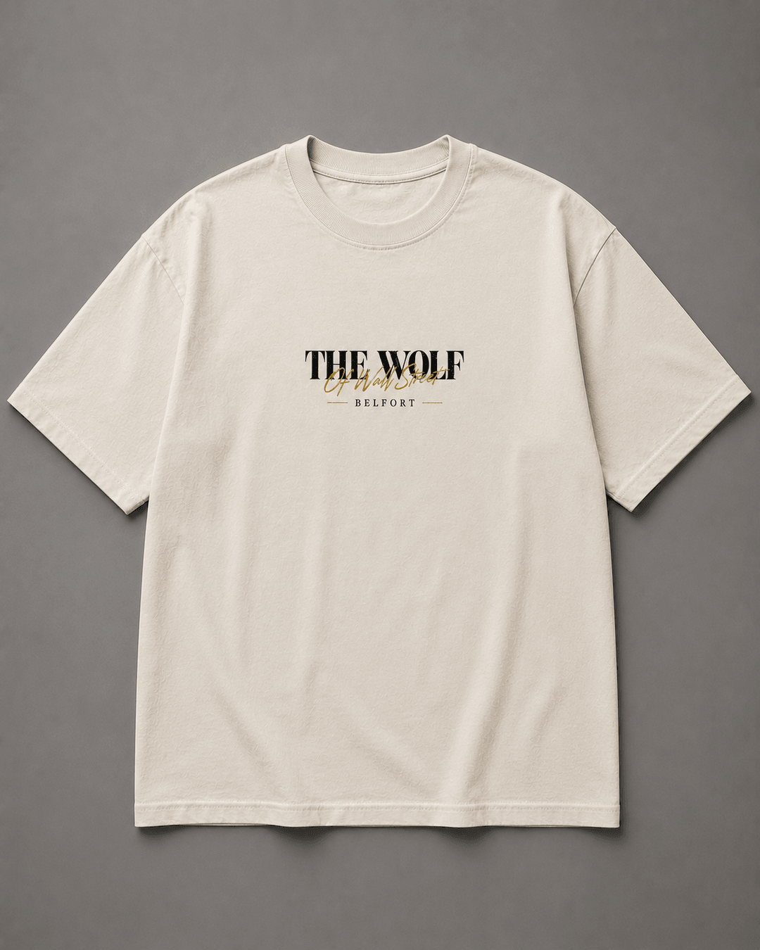 WOLF OF WALL STREET — white shirt mockup