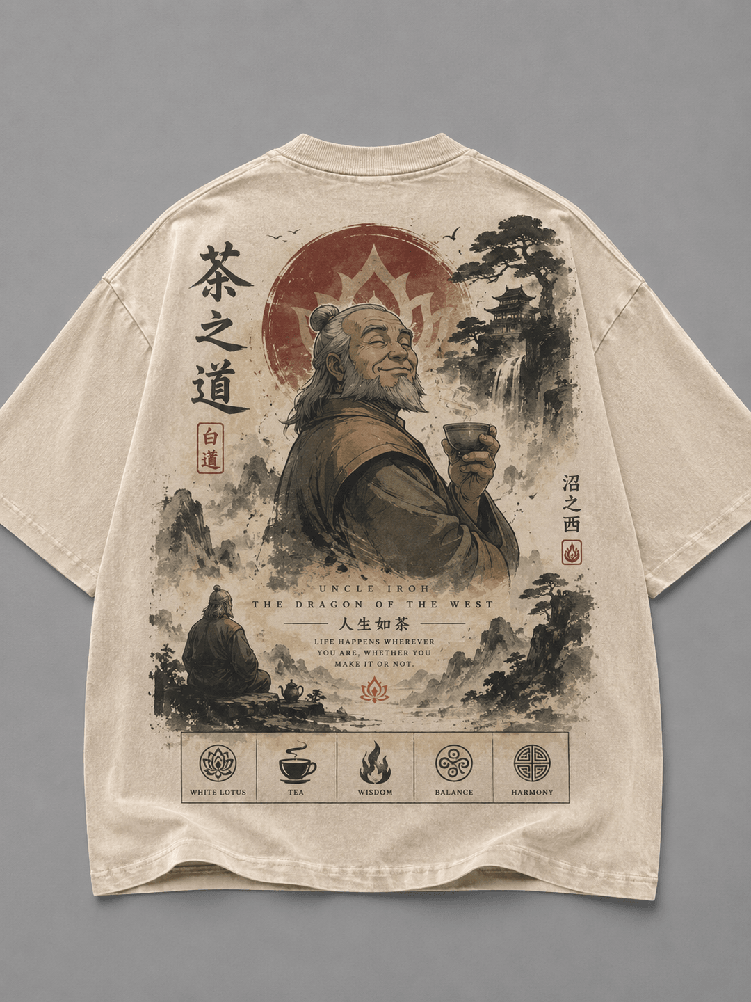 AVATAR AANG: THE LAST AIRBENDER — white shirt mockup