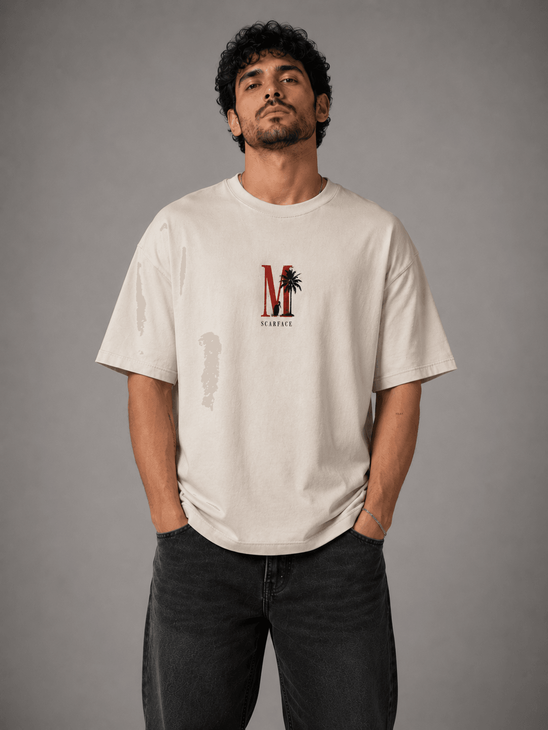 SCARFACE — white shirt mockup