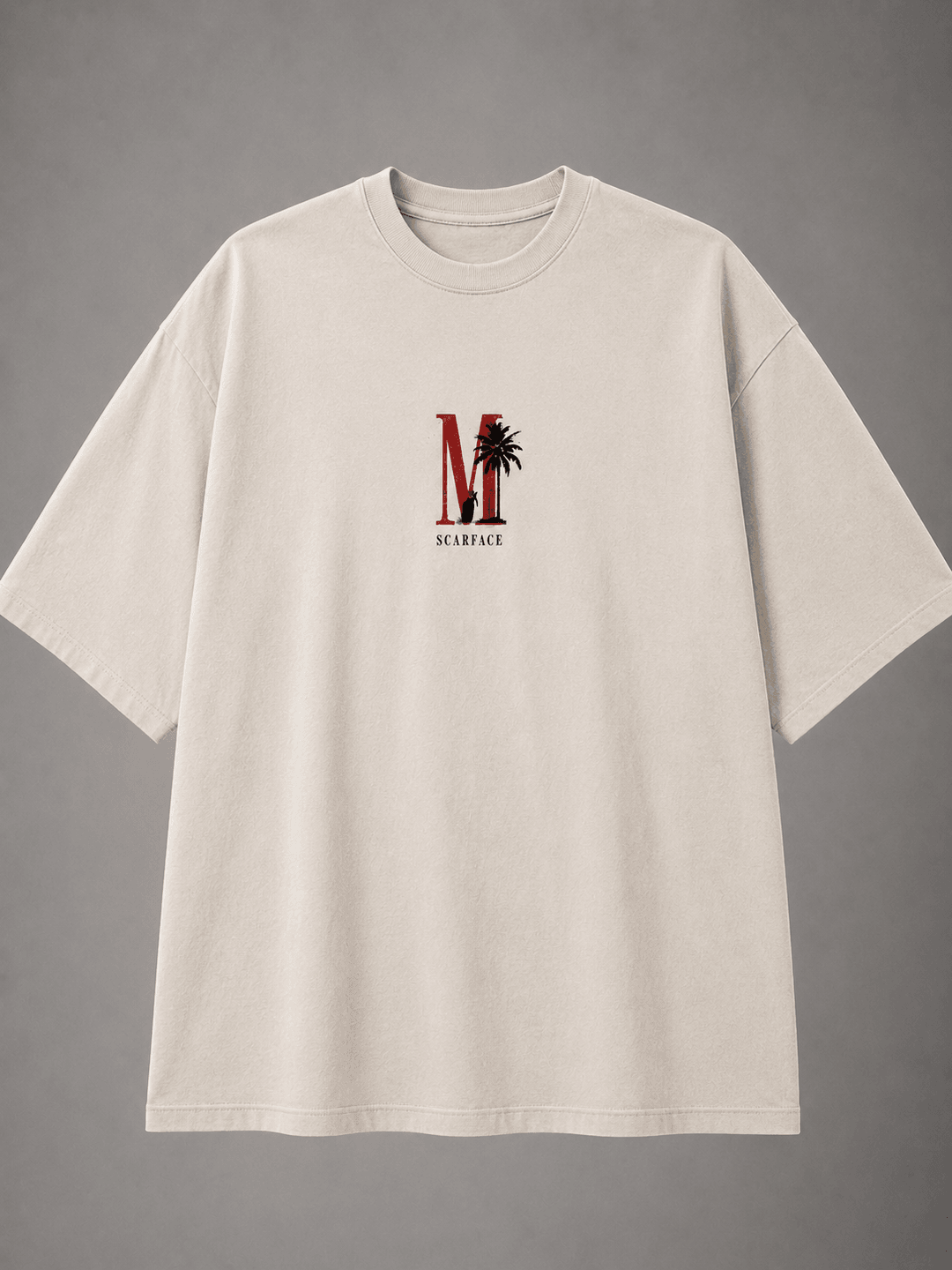 SCARFACE — white shirt mockup