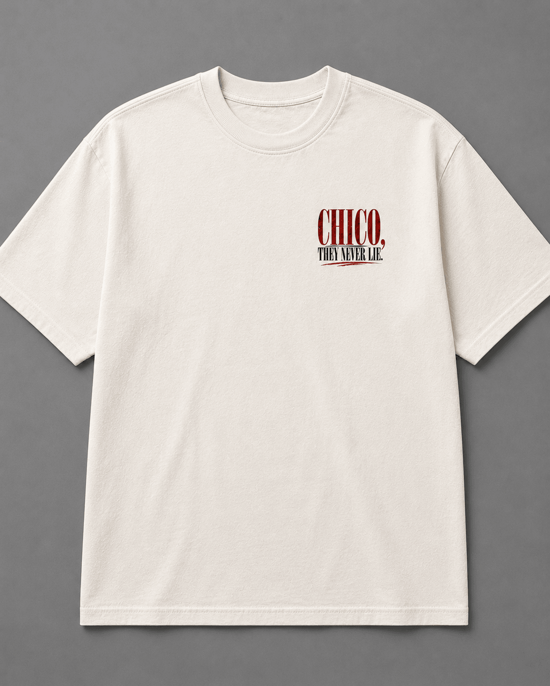 SCARFACE — white shirt mockup