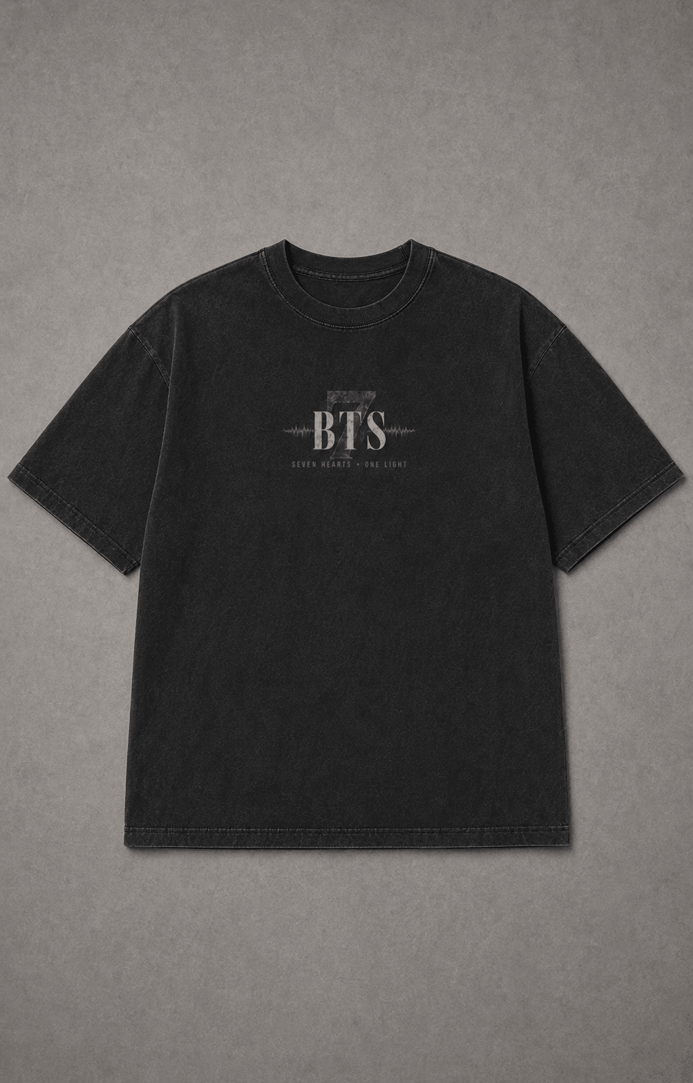 BTS — black shirt mockup