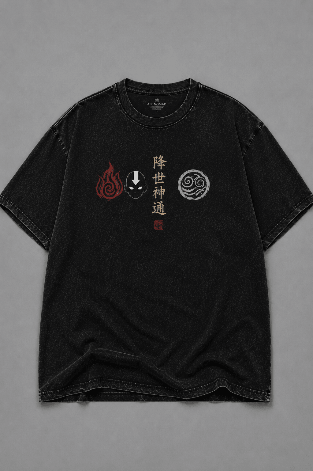 AVATAR AANG: THE LAST AIRBENDER — black shirt mockup