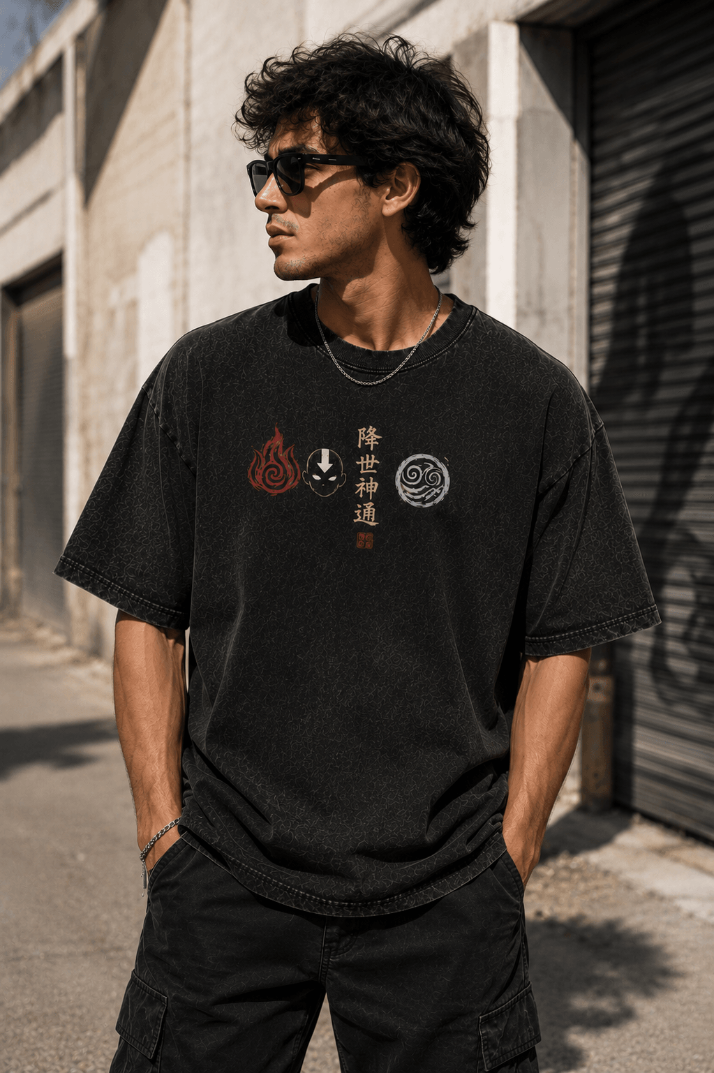 AVATAR AANG: THE LAST AIRBENDER — black shirt mockup
