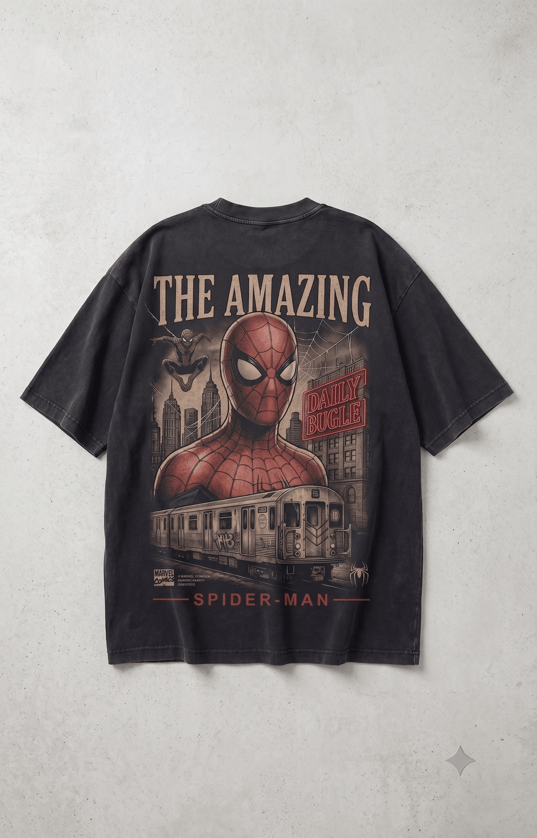 SPIDERMAN — black shirt mockup