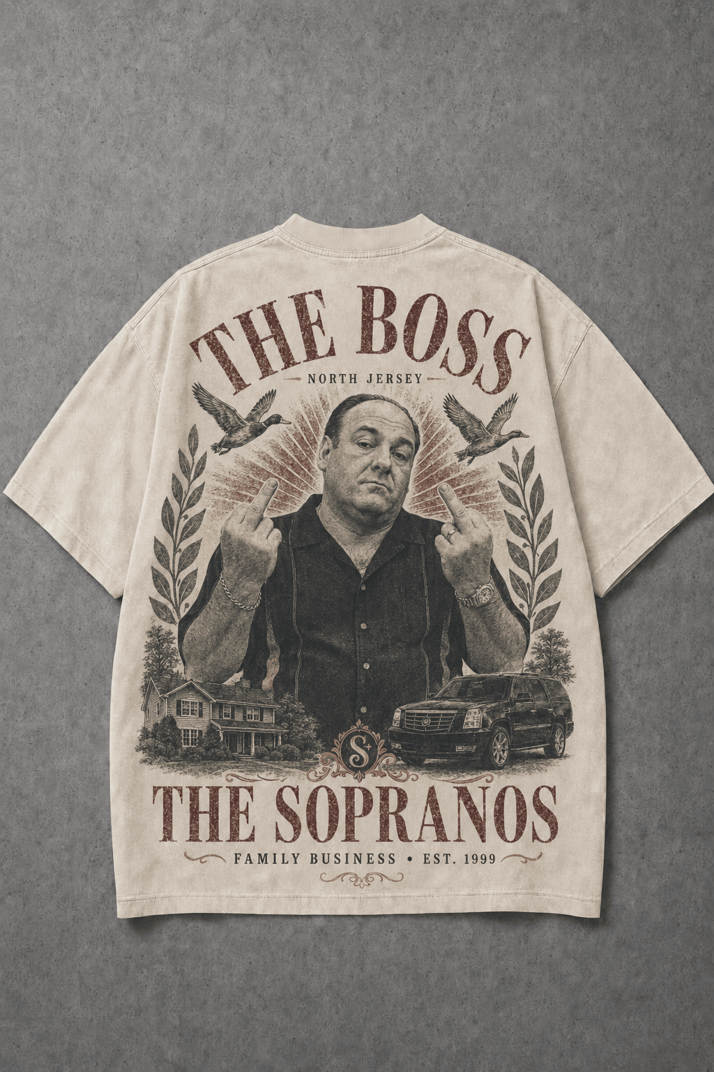 THE SOPRANOS — white shirt mockup