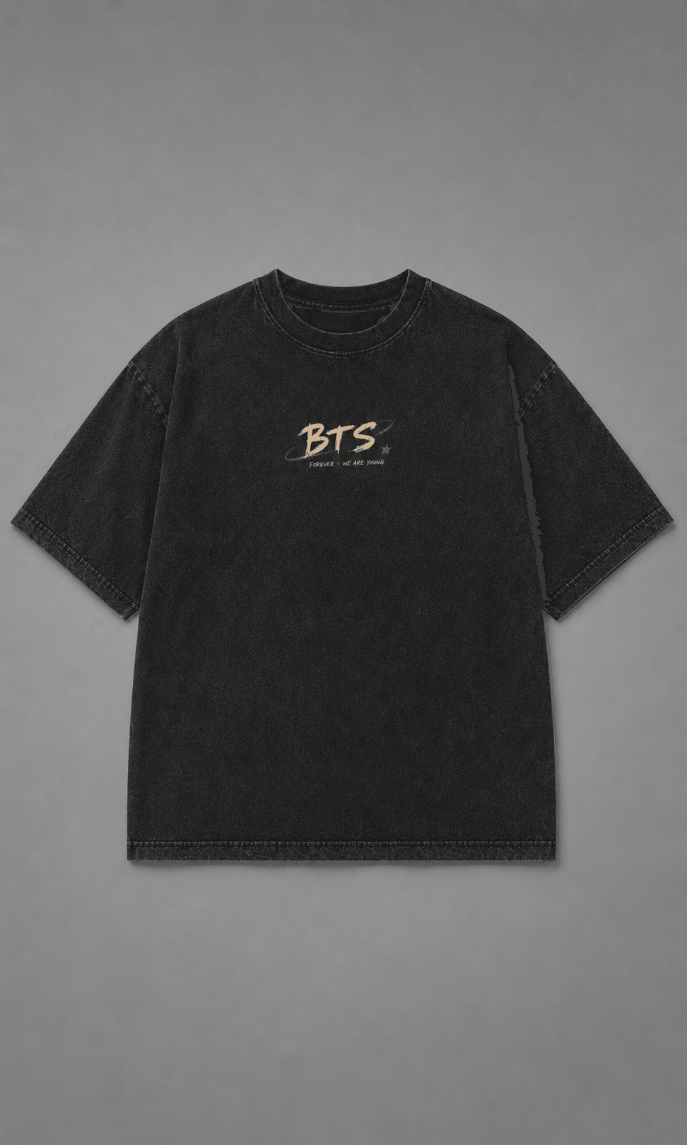 BTS — black shirt mockup