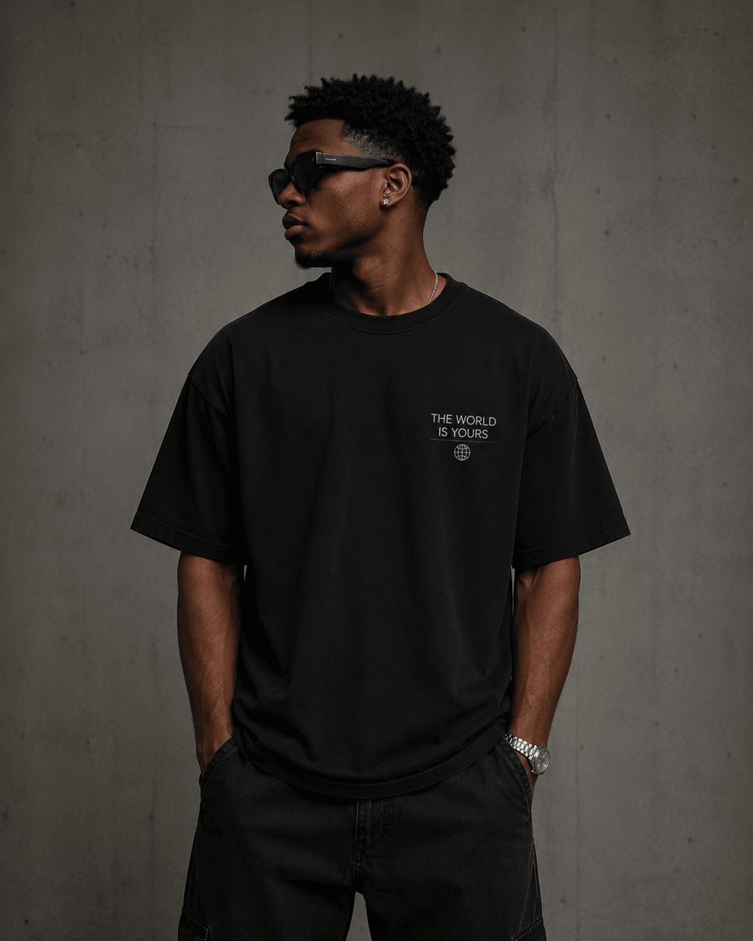 SCARFACE — black shirt mockup