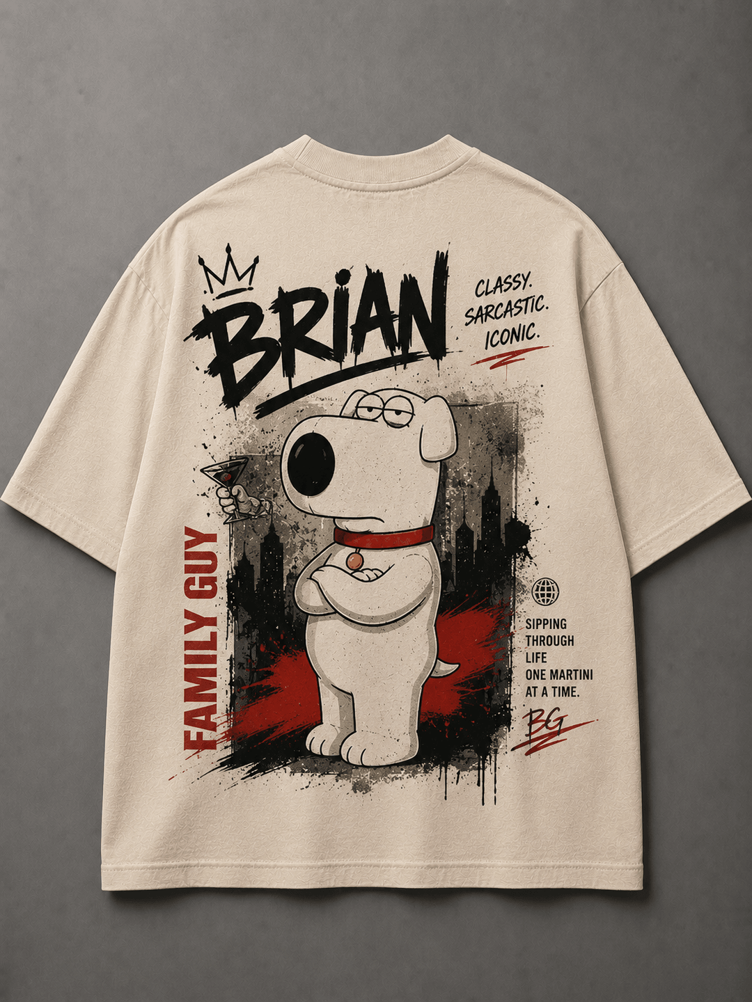 FAMILY GUY — black shirt mockup