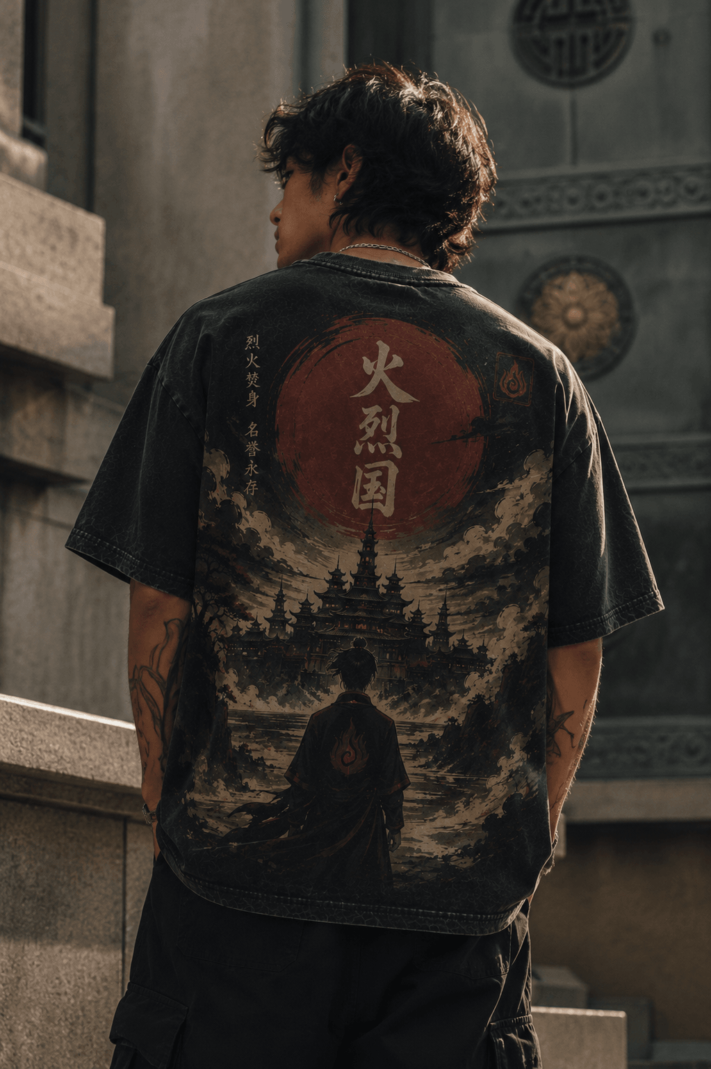 AVATAR AANG: THE LAST AIRBENDER — black shirt mockup