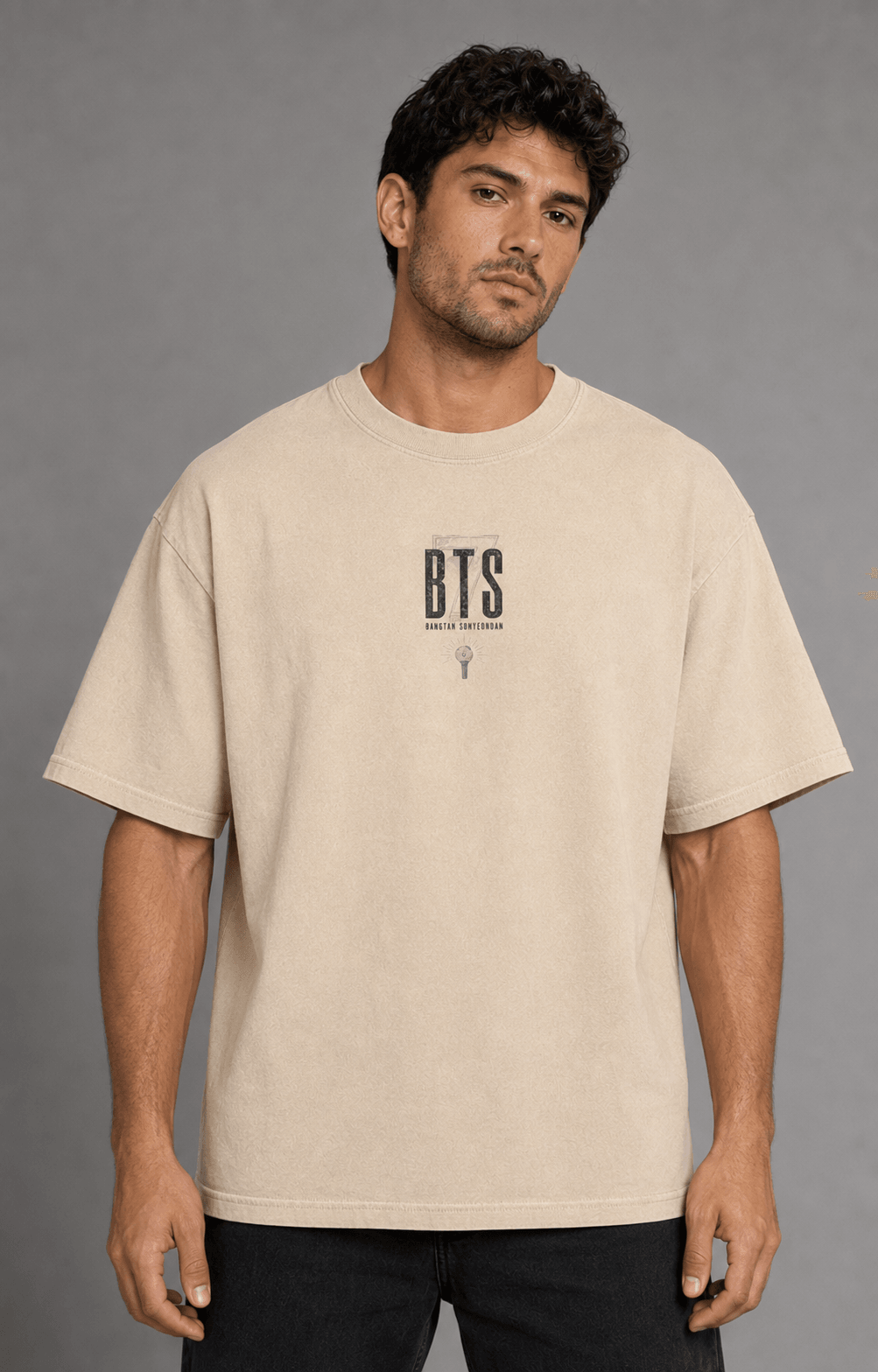 BTS — white shirt mockup