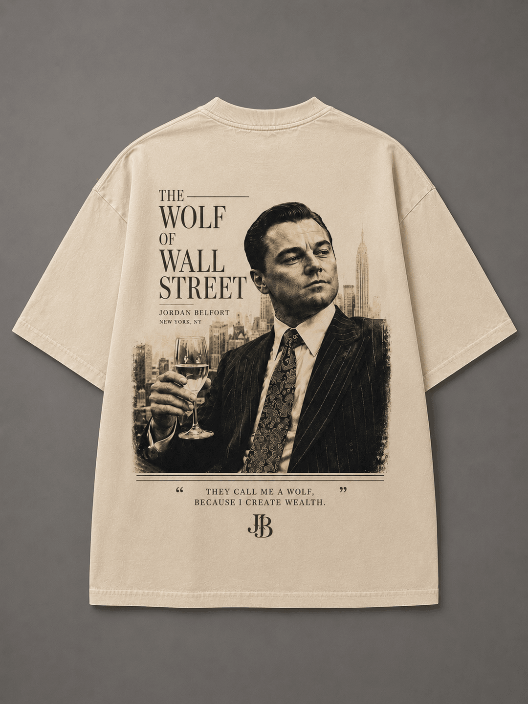 WOLF OF WALL STREET — white shirt mockup
