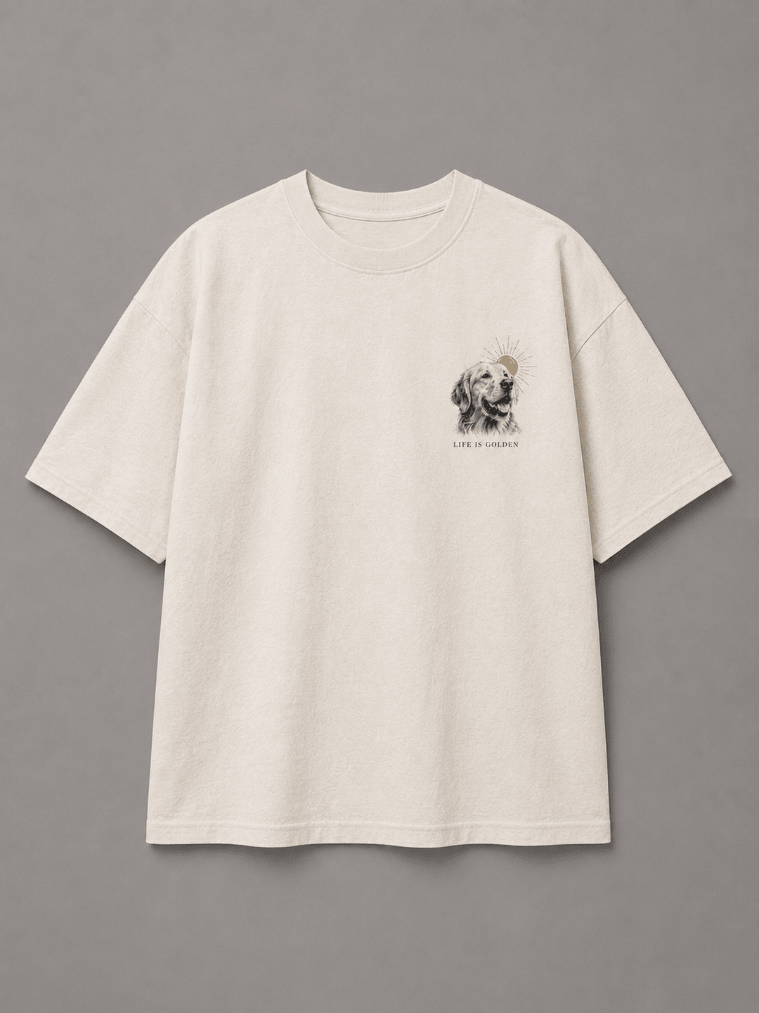 GOLDEN RETRIEVER — white shirt mockup