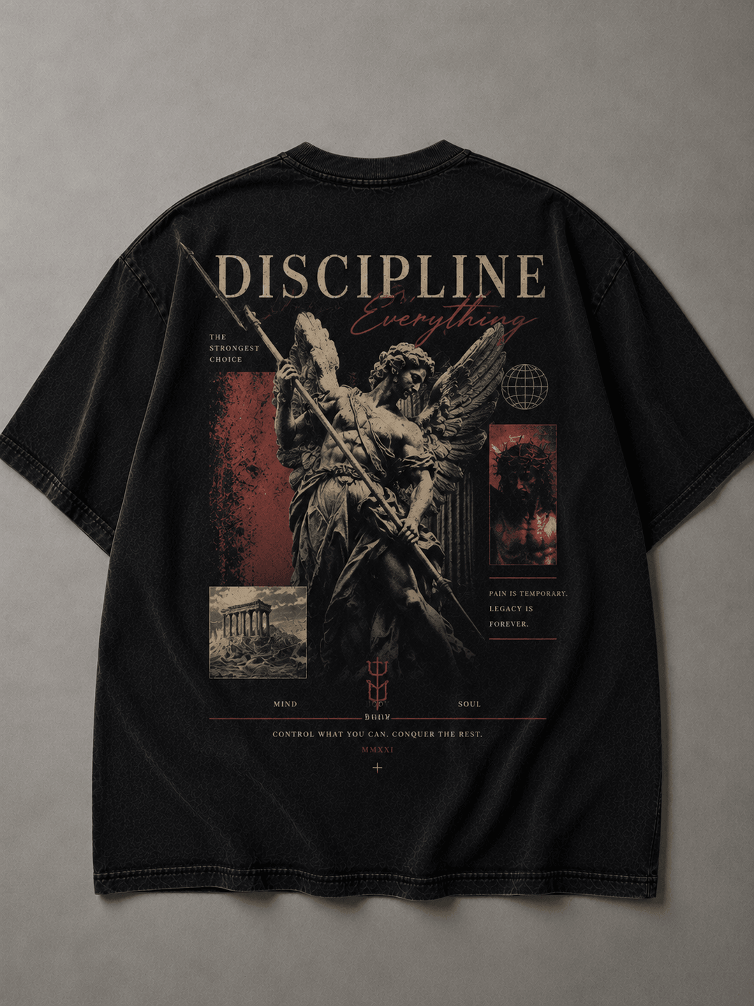 THE ODYSSEY — black shirt mockup