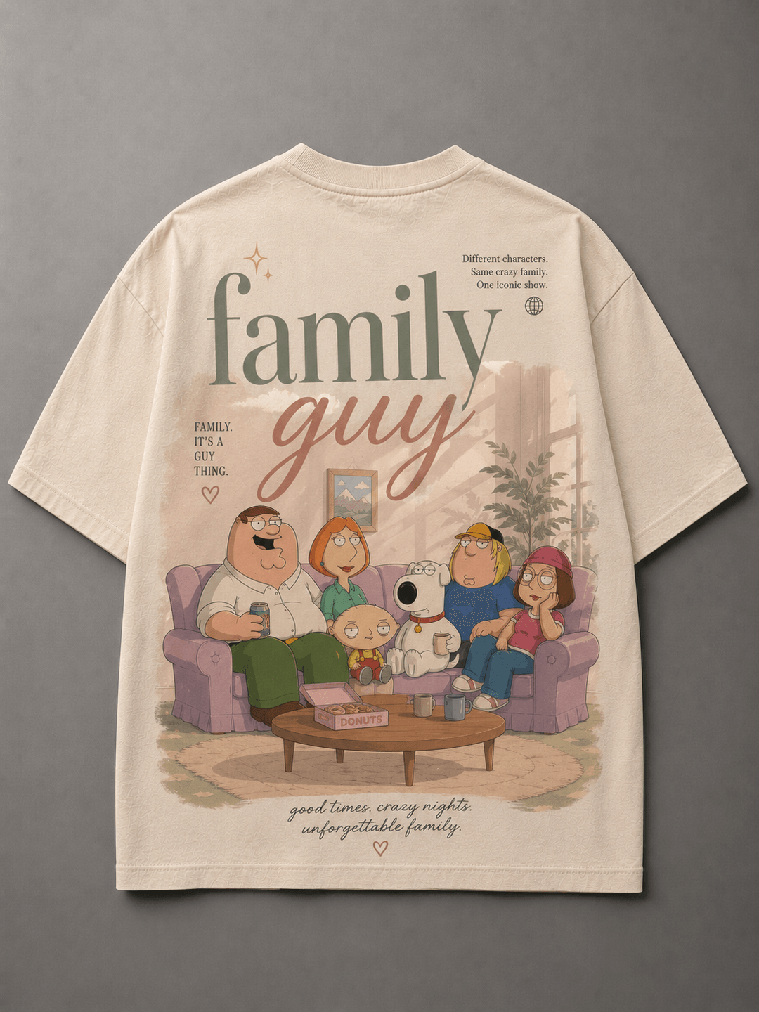 FAMILY GUY — white shirt mockup