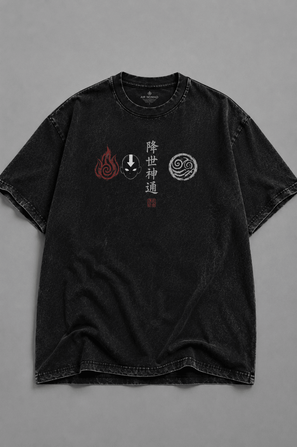 AVATAR AANG: THE LAST AIRBENDER — black shirt mockup