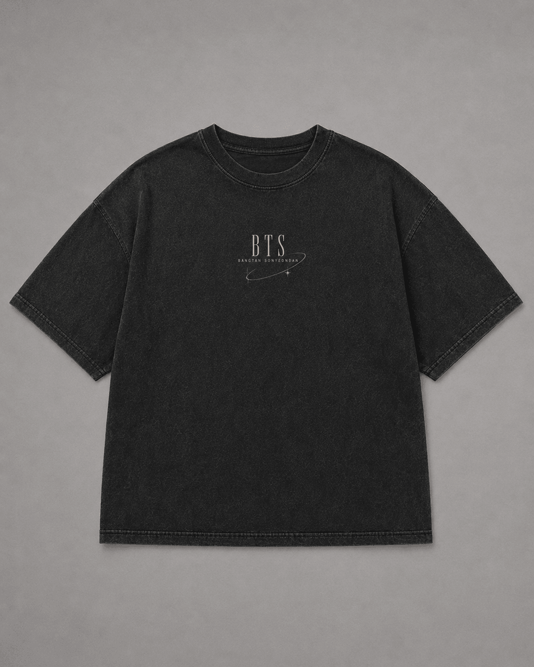 BTS — black shirt mockup