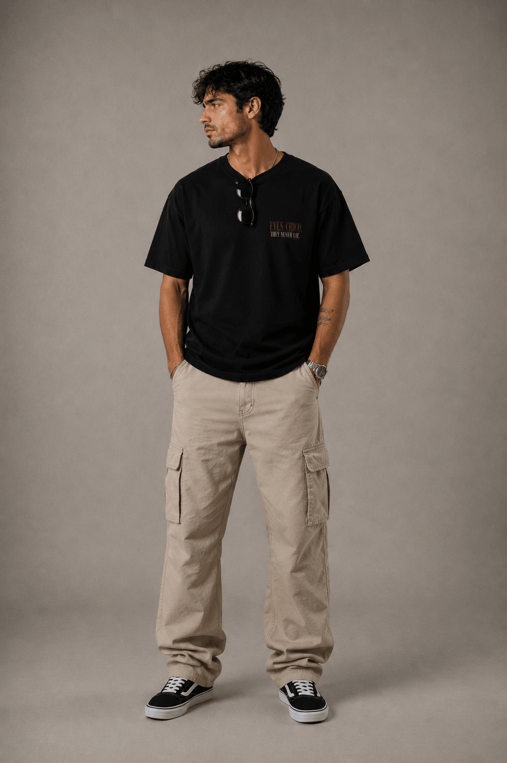 SCARFACE — black shirt mockup