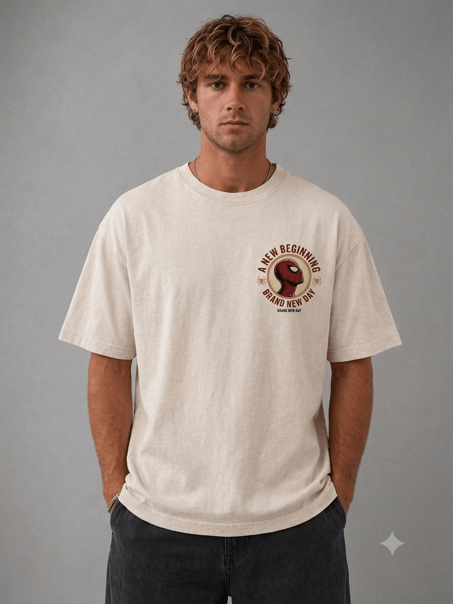 SPIDERMAN — white shirt mockup