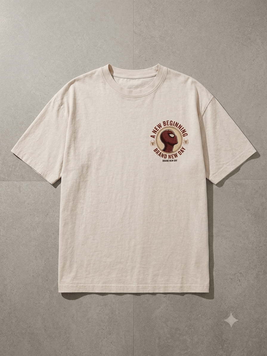 SPIDERMAN — white shirt mockup