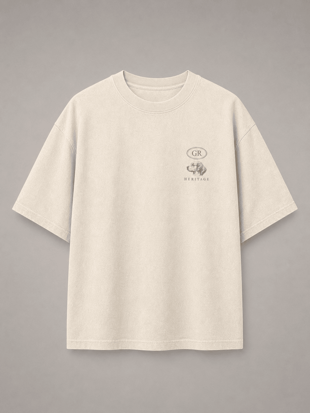 GOLDEN RETRIEVER — white shirt mockup