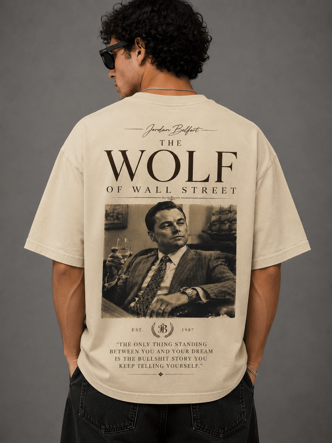 WOLF OF WALL STREET — white shirt mockup