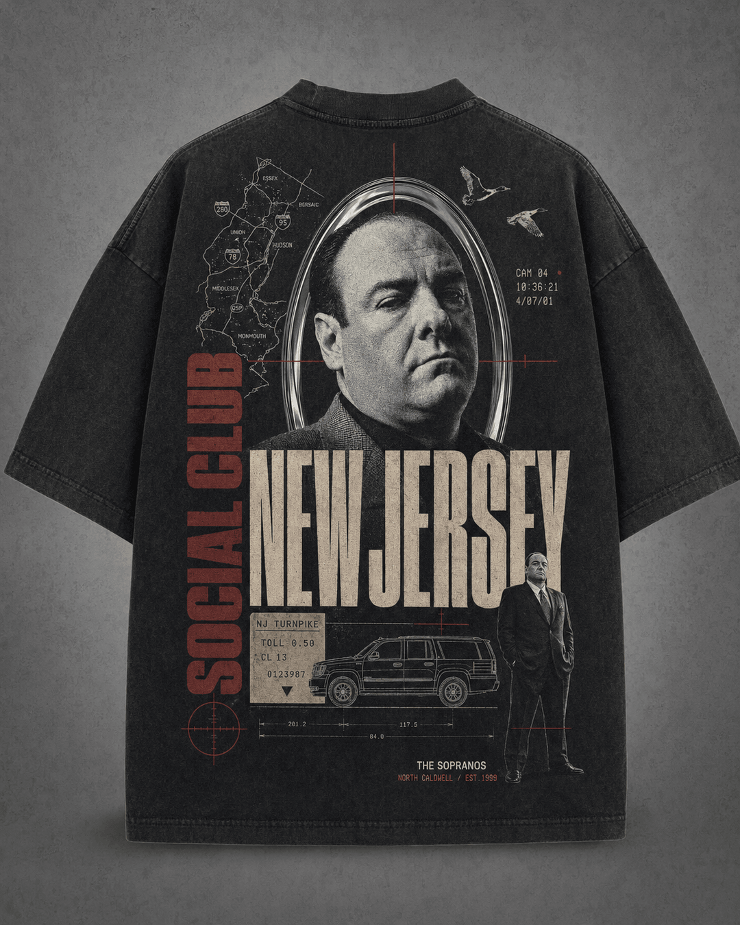 THE SOPRANOS — black shirt mockup