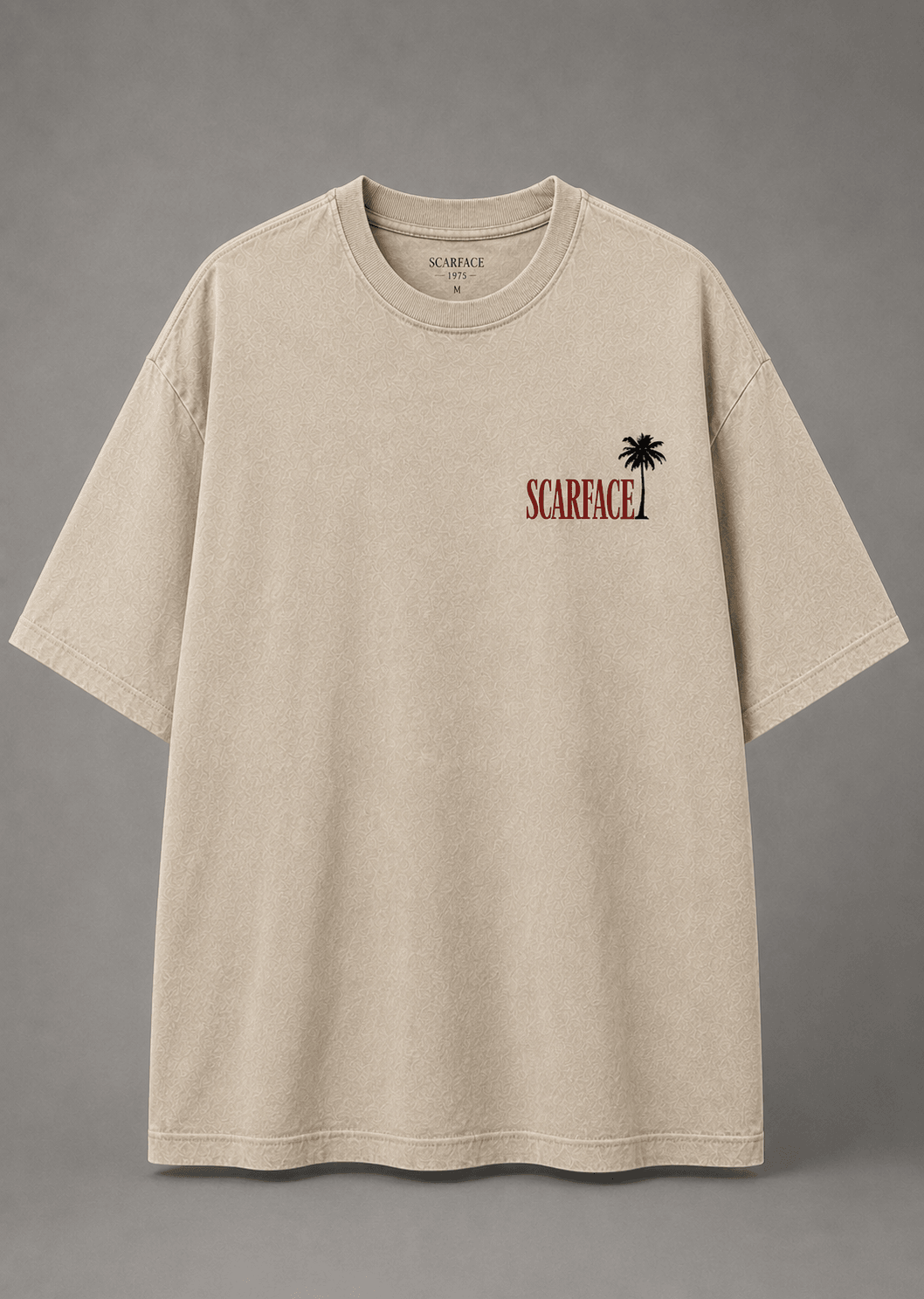 SCARFACE — white shirt mockup
