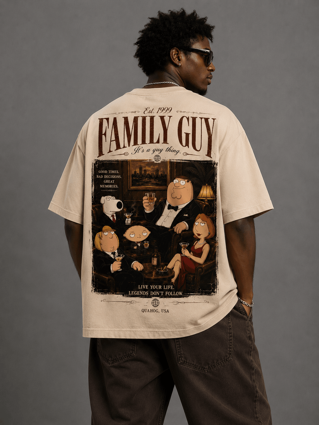 FAMILY GUY — white shirt mockup