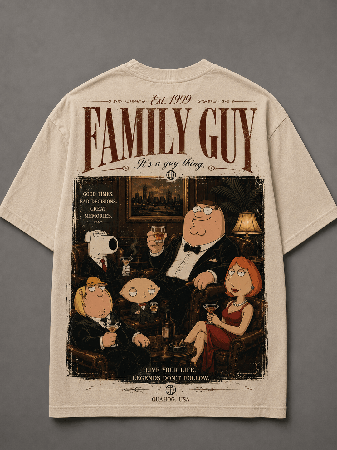 FAMILY GUY — white shirt mockup